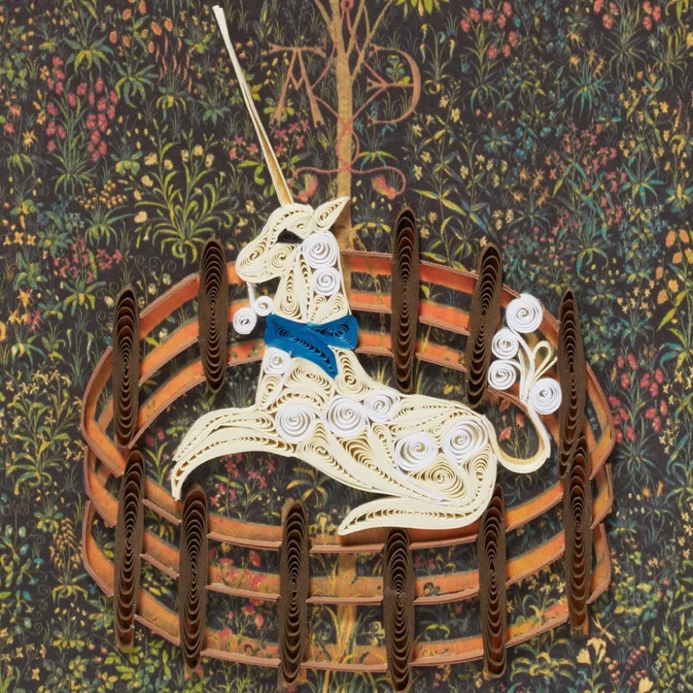Unicorn Quilled Card