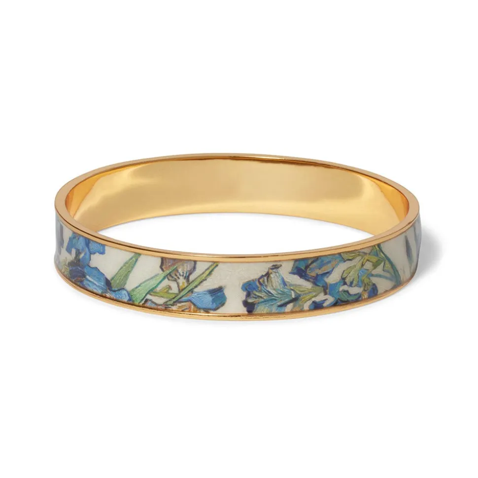 Van Gogh Irises Enamel Bangle