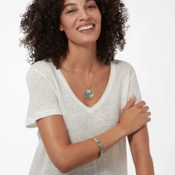 Van Gogh Irises Enamel Bangle