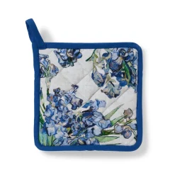 Van Gogh Irises Pot Holder and Oven Mitt Set