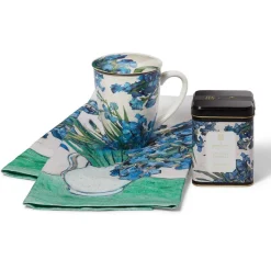 Van Gogh Irises Tea Set