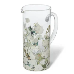 Van Gogh Roses Glass Pitcher