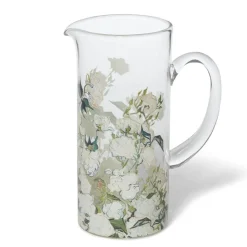 Van Gogh Roses Glass Pitcher