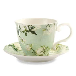 Van Gogh Roses Teacup and Saucer