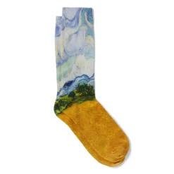 Van Gogh Wheat Field with Cypresses Men's Socks