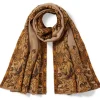 Victorian Foliate Jacquard Shawl