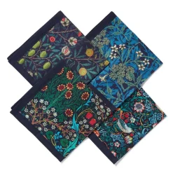 William Morris Botanical Print Napkin Set