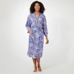 William Morris Wild Tulip Women's Cotton Robe