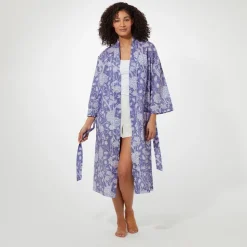 William Morris Wild Tulip Women's Cotton Robe