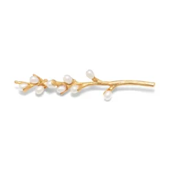 Willow Catkins Pearl Brooch