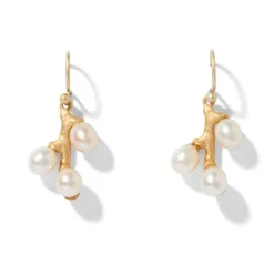 Willow Catkins Pearl Drop Earrings
